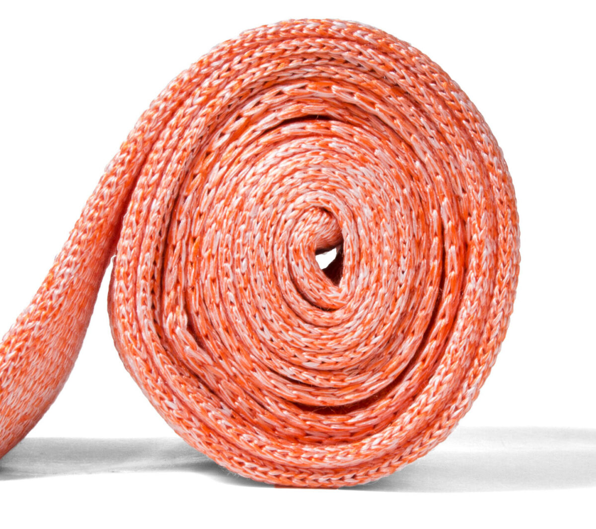Amalfi Orange Silk Knit Tie