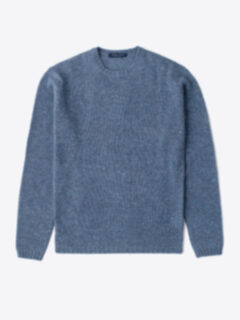 Slate Donegal Lambswool Sweater Product Thumbnail 1