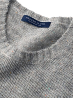 Fog Donegal Lambswool Sweater Product Thumbnail 4