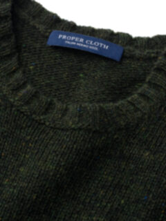 Pine Donegal Lambswool Sweater Product Thumbnail 4