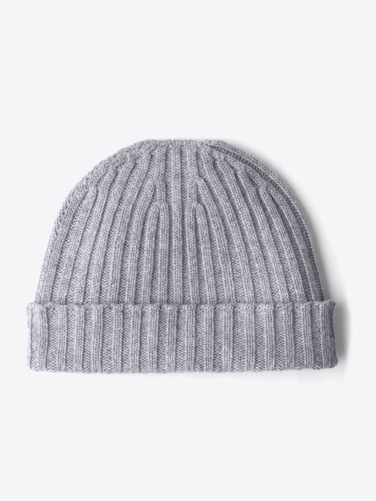 Light Grey Melange Cashmere Beanie