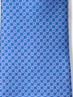 Corsica Pale Blue Print Tie Product Thumbnail 4