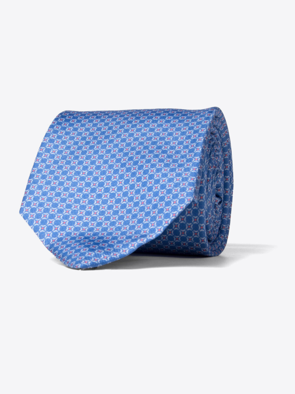 Corsica Pale Blue Print Tie