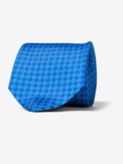 Napoli Blue Print Tie Product Thumbnail 1