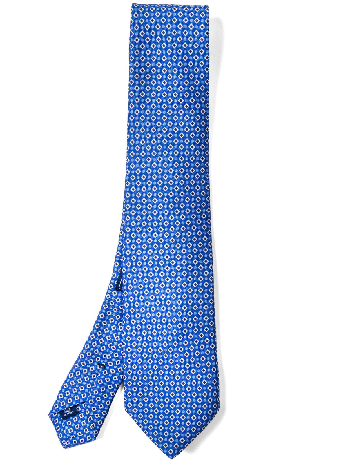 Alassio Blue Print Tie