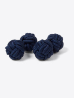 Navy Silk Knots Product Thumbnail 1