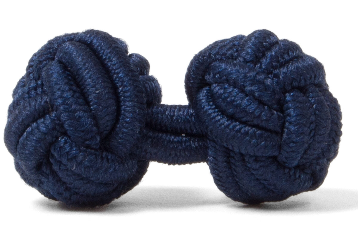 Navy Silk Knots