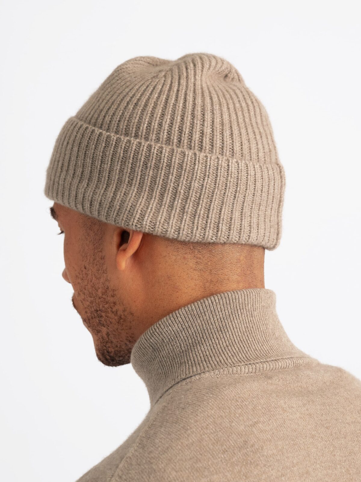 100% Wool Knit Beanie Made In Scotland Merino Wooly Beanie Hat. Individually Handmade by Us in  main image 4