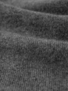 Grey Cashmere Half-Zip Sweater Product Thumbnail 5