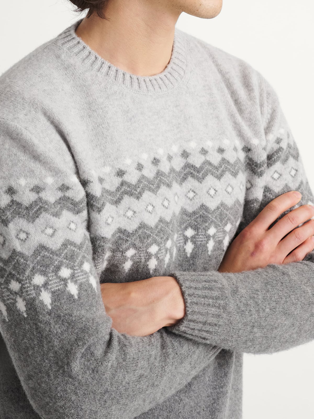 ENNOY MERINO WOOL SWEATER (MIX GRAY)Sサイズ ENNOY MERINO WOOL SWEATER (MIX GRAY) XXL 【公式通販】