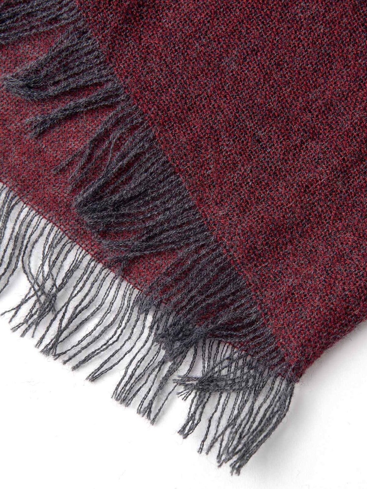 Scarlet Wool Gauze Scarf