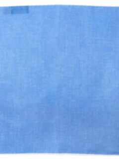 Blue Linen Pocket Square Product Thumbnail 2