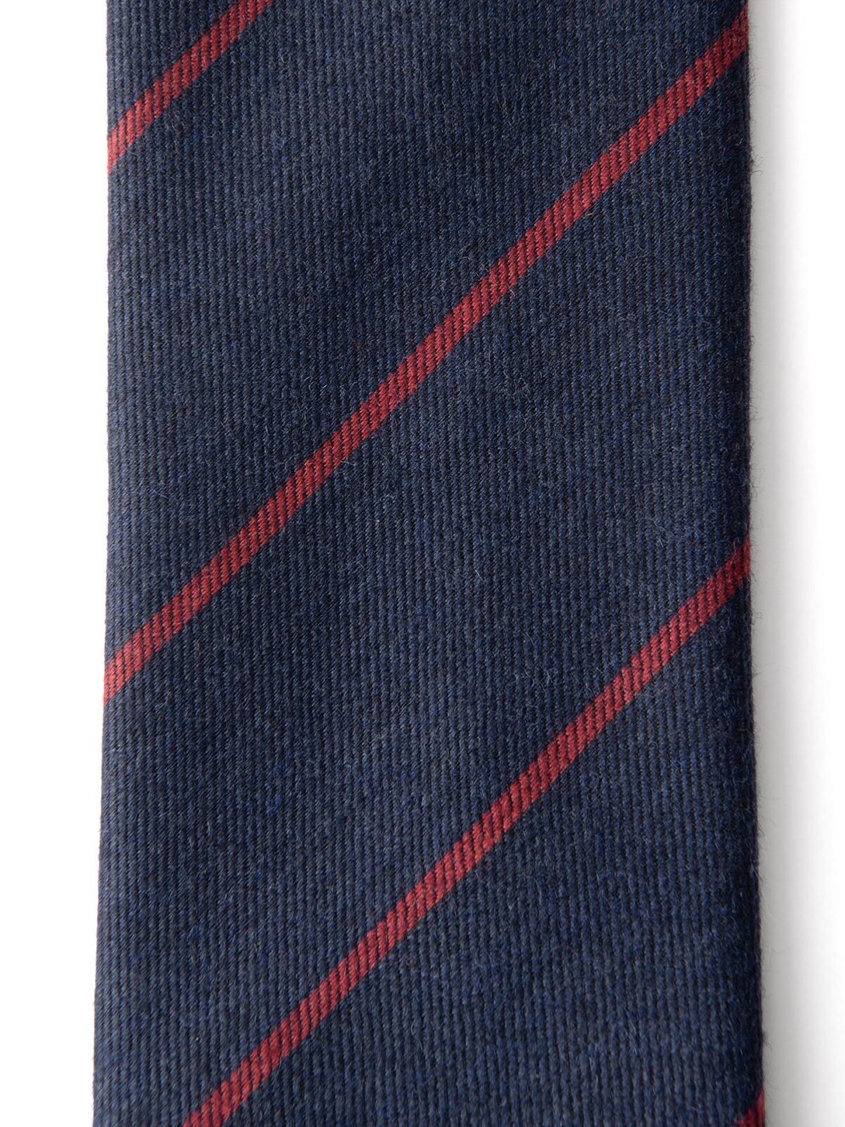 Navy Foulard Wool Tie by Proper Cloth