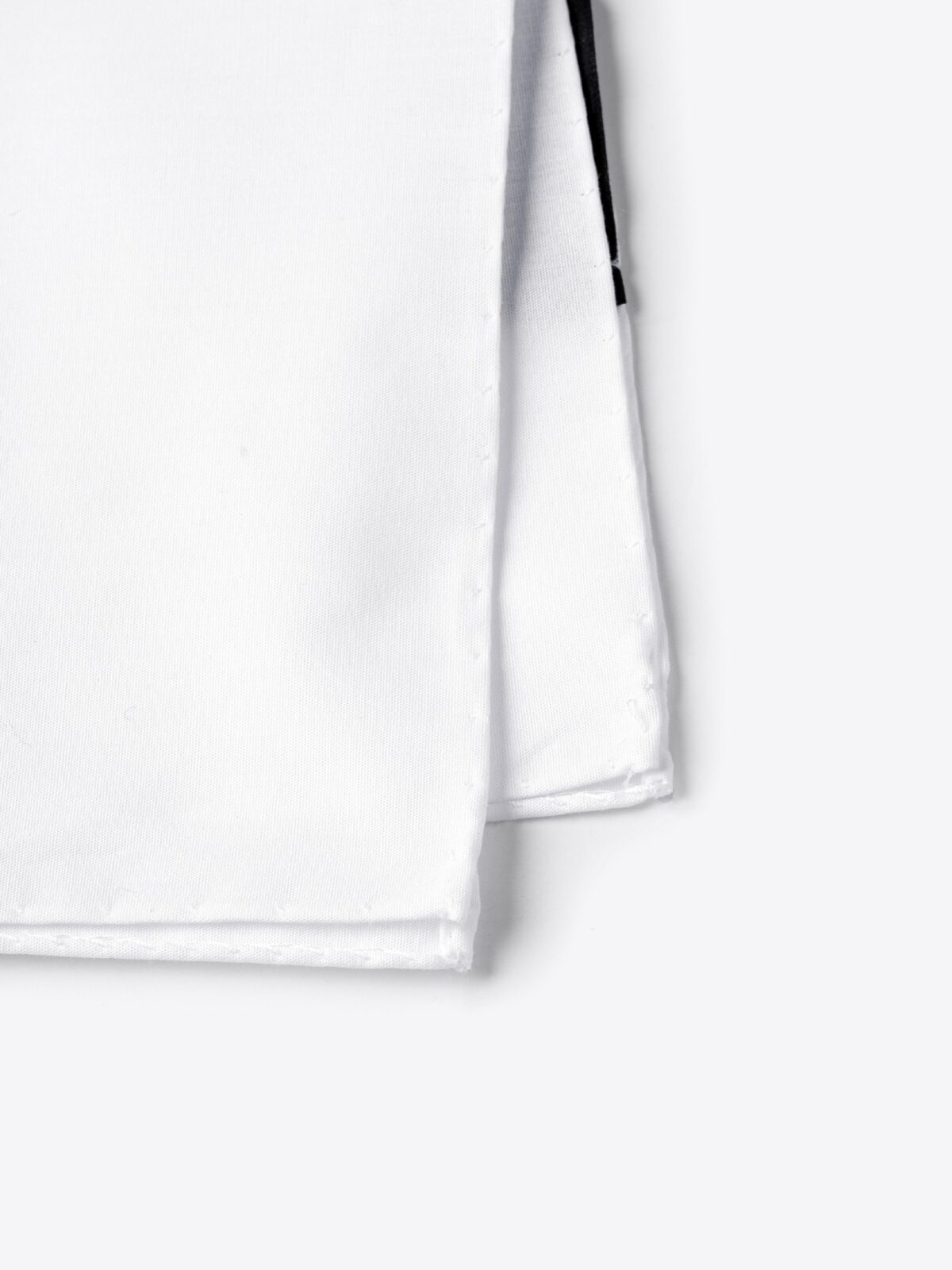 Essential White Linen Pocket Square