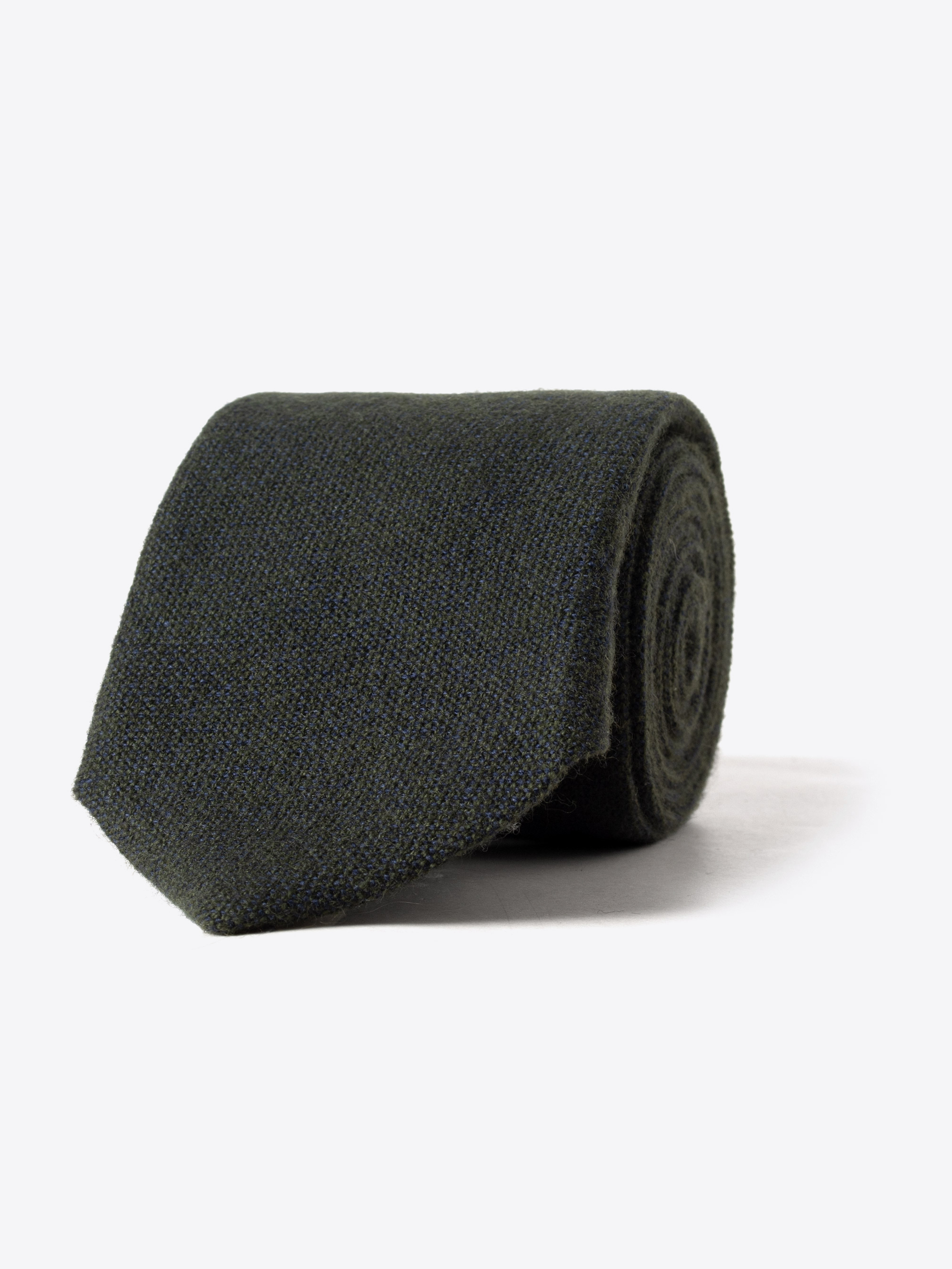 Zoom Image of Forest Green Cashmere Tie