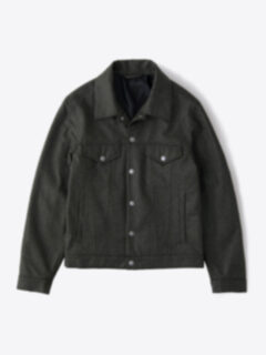 Shop Lafayette Pine Wool Trucker Jacket