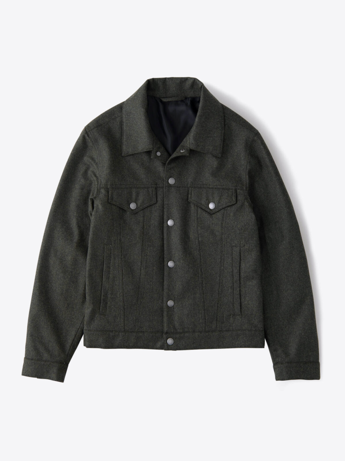 Lafayette Pine Wool Trucker Jacket