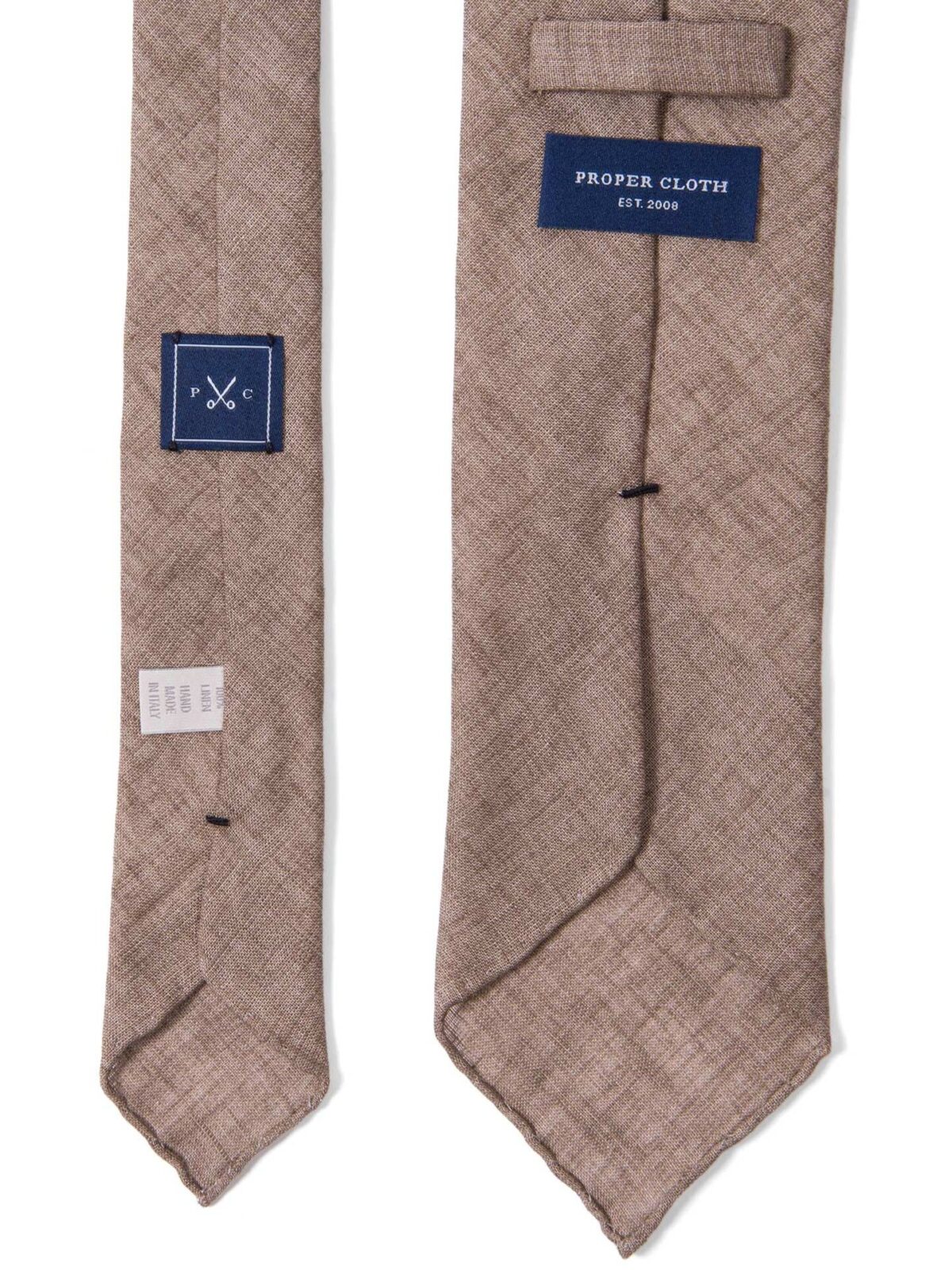Portofino Tan Linen Tie