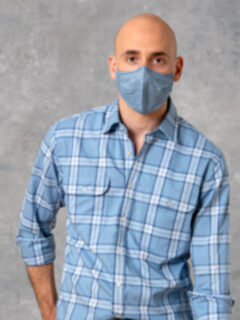 The Everyday Mask v1.3 - Indigo Chambray Product Thumbnail 5