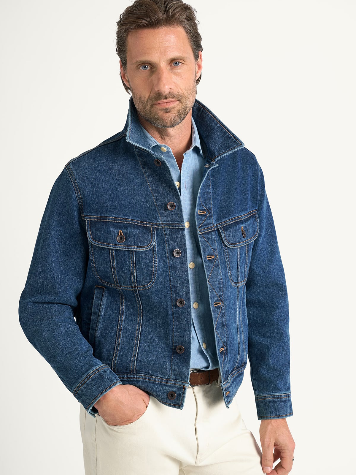 Sedona Denim Trucker Jacket | Proper Cloth