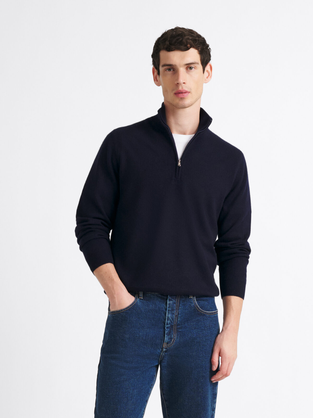 Batoner ネイビー Signature Half Zip Size 2 Batoner ネイビー Signature Half Zip Size 2