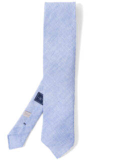 Portofino Faded Blue Linen Tie Product Thumbnail 3
