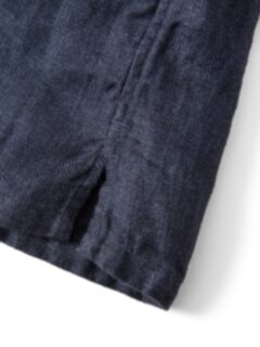 Navy Linen Overshirt Product Thumbnail 4