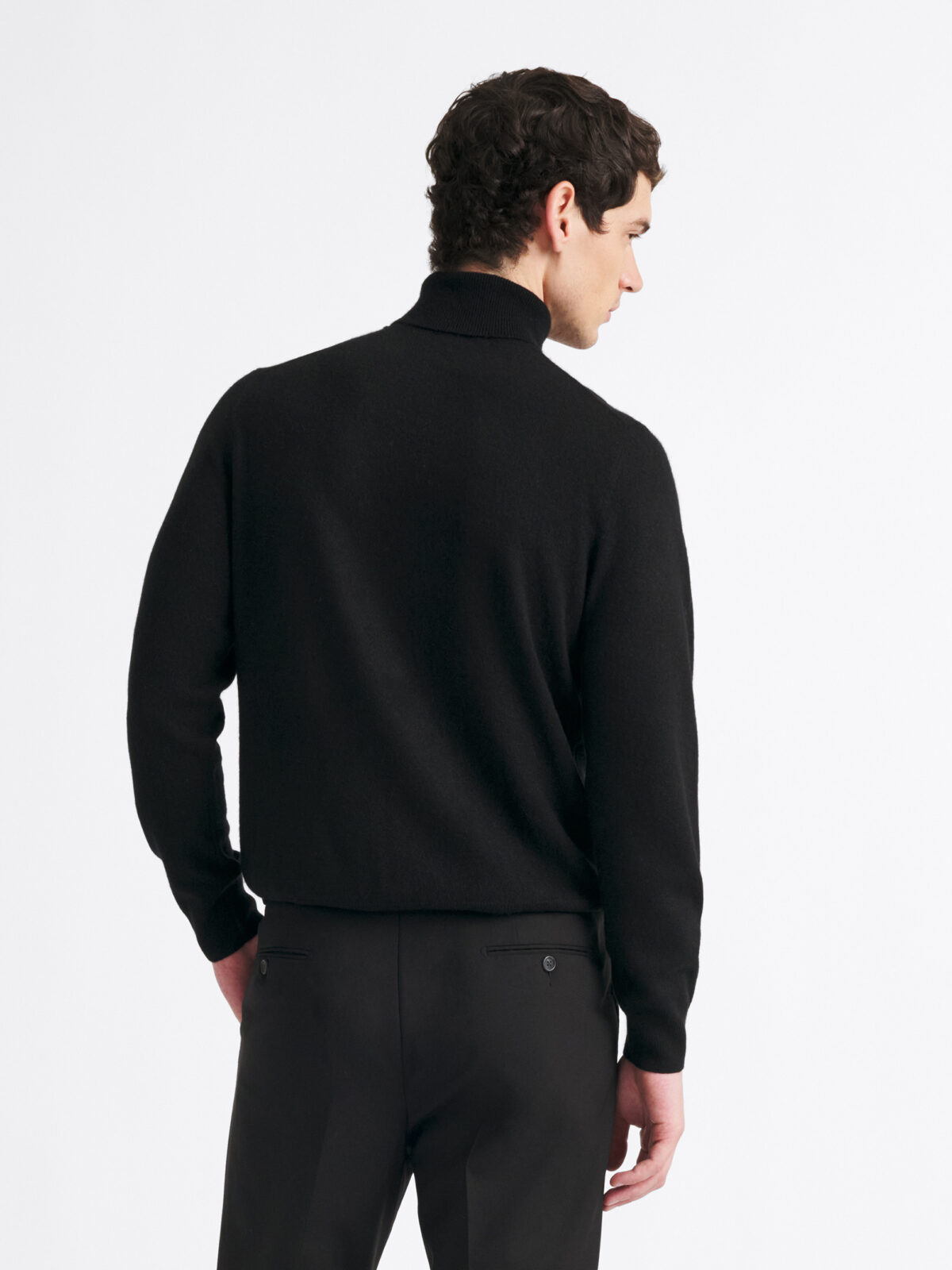 black sweater dress shirt White & Warren Cashmere Collar Women Cardigan main image 0
