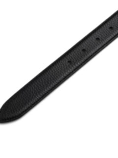 Black Pebbled Leather Belt Product Thumbnail 3