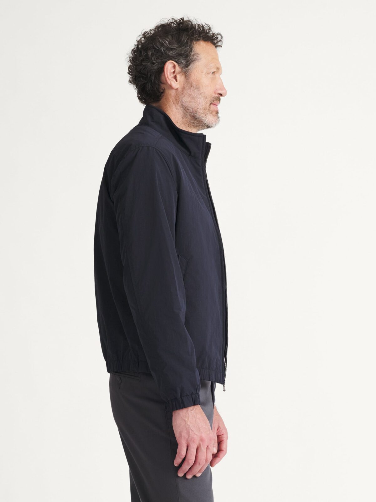 Lucca Navy Technical Windbreaker | Proper Cloth