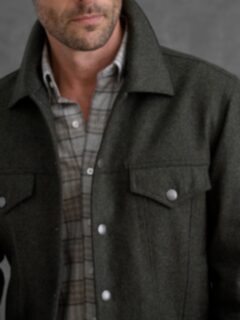 Lafayette Pine Wool Trucker Jacket Product Thumbnail 4