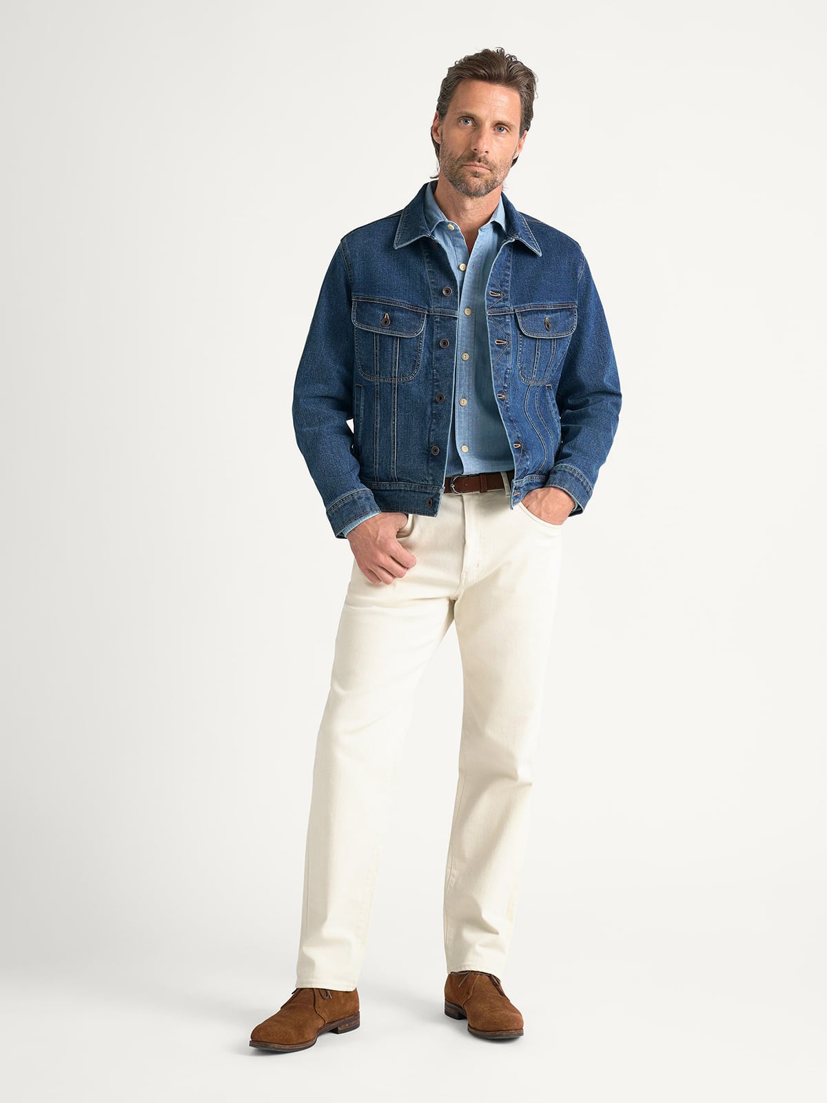 Sedona Denim Trucker Jacket | Proper Cloth