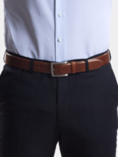 Brown Vachetta Leather Belt Product Thumbnail 3