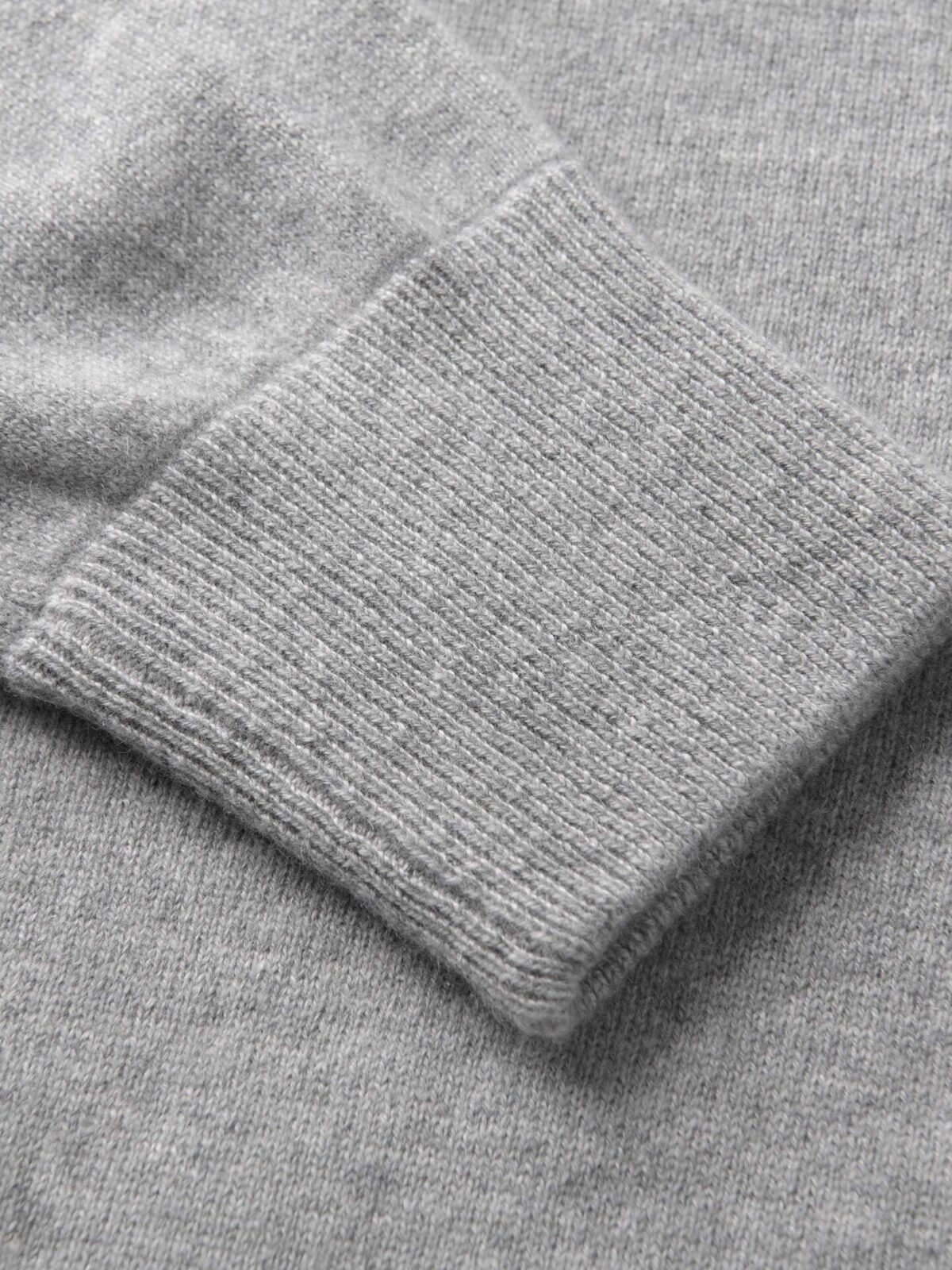 Light Grey Cashmere Hoodie