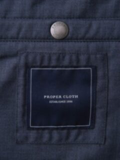 Brera Slate Merino Wool Zip Vest Product Thumbnail 4