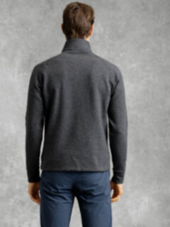 Charcoal Quarter Zip Pullover | Proper Cloth