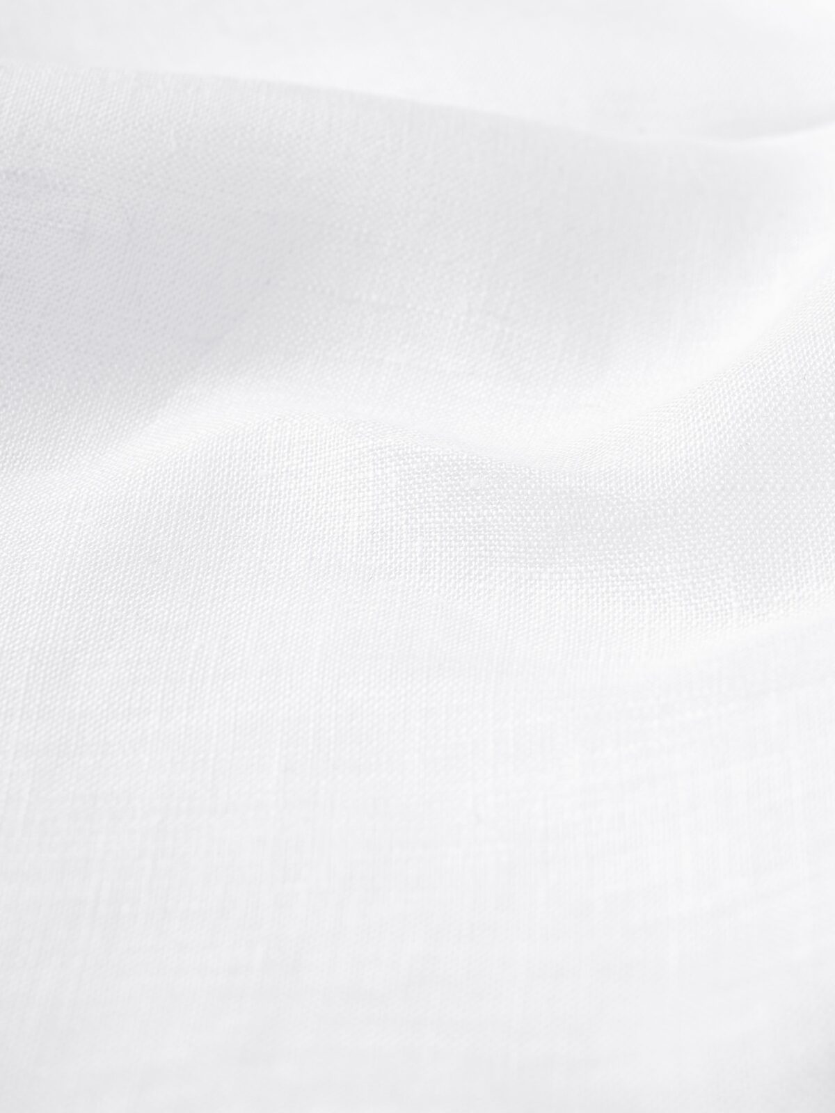 Essential White Linen Pocket Square