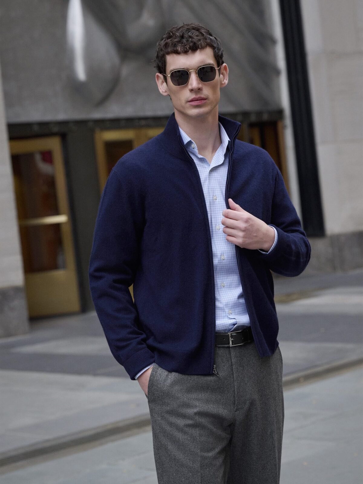 セーター Man BLUE Cashmere Blend Cardigan X8MC1518180VRHXZU808 | Tods