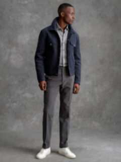 Lafayette Slate Brushed Cotton Jacket Product Thumbnail 2