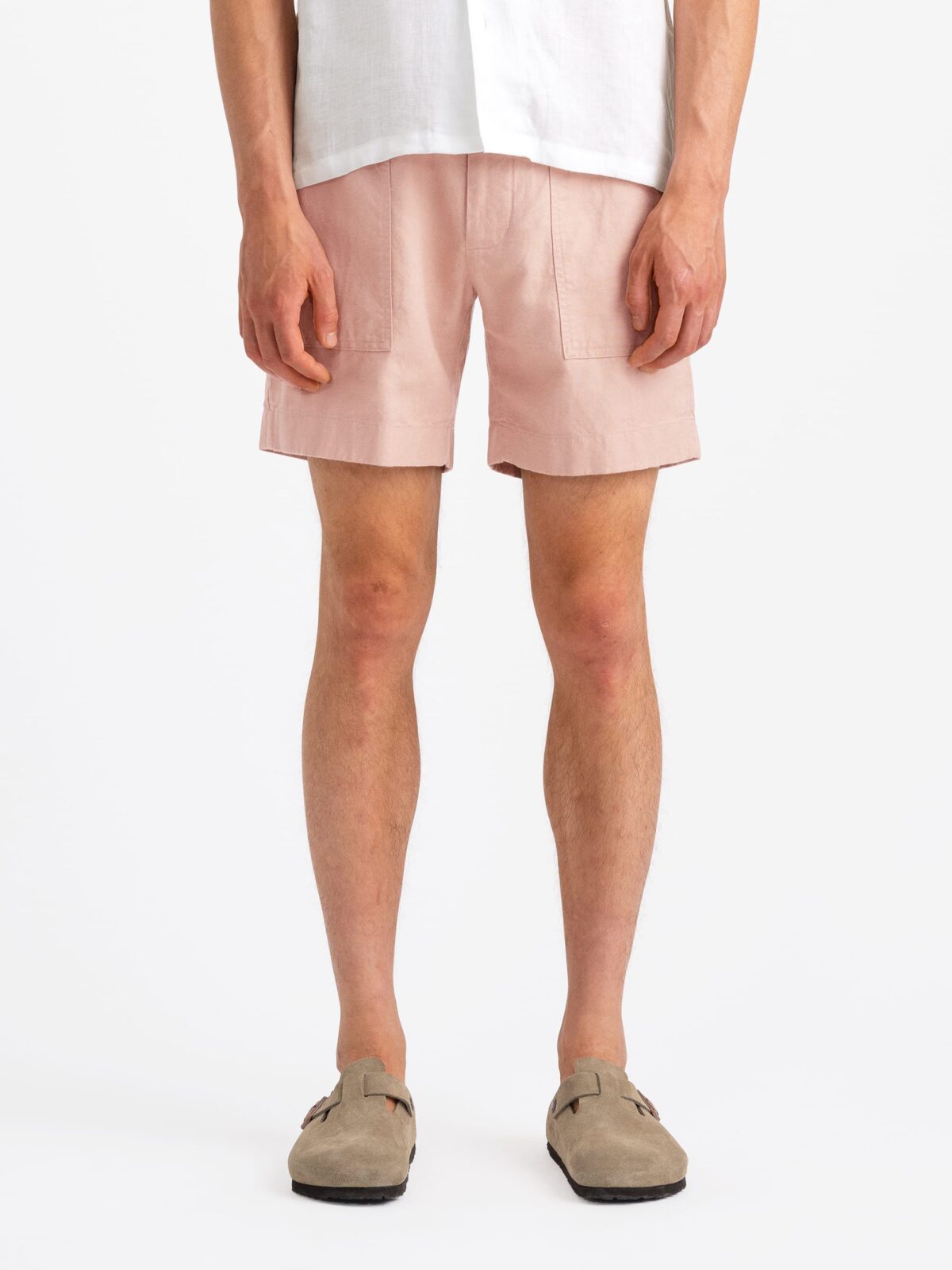 Aurola Shorts Caqnni Men's Linen Shorts Casual Shorts Elastic
