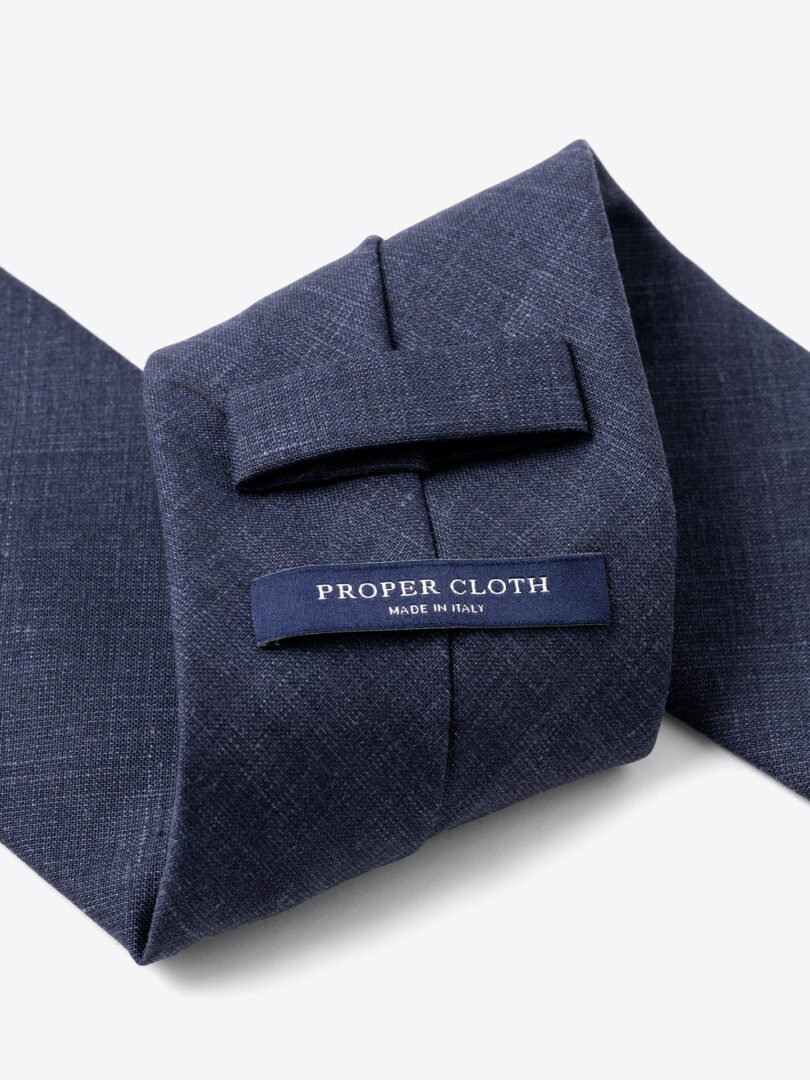 Wool Silk & Linen Blend Tie - Proper Cloth