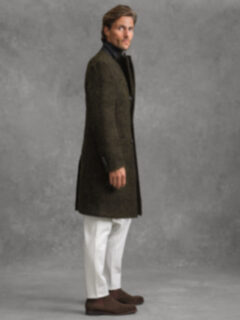 Bowery Pine Plaid Wool Blend Coat Product Thumbnail 3