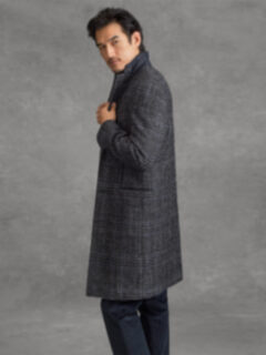 Andean Alpaca Plaid Coat