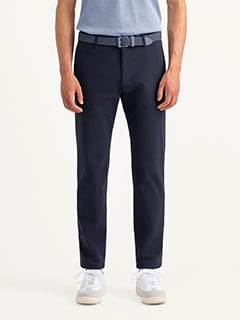Milano Navy Performance Golf Chino - Custom Fit Pants