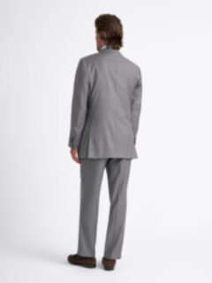 Loro Piana Fabric S150s Light Grey Allen Suit - Custom Fit