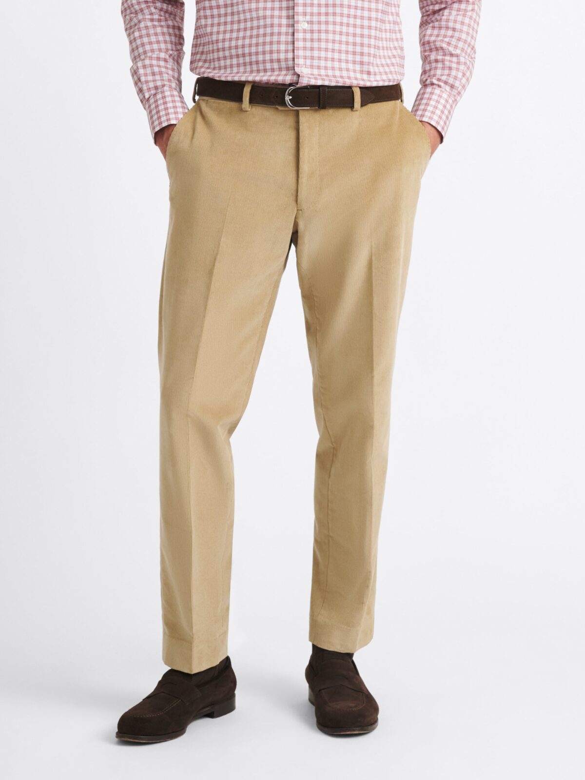 brown corduroy dress pants Dubarry Stride Men's Corduroy Trousers 34in inseam