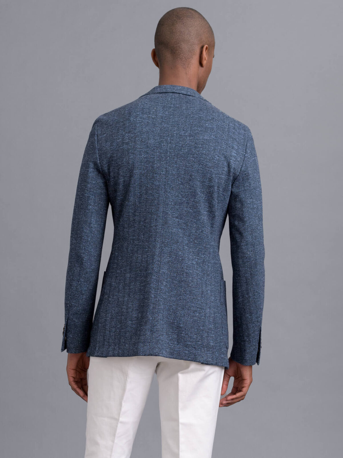 Guabello Slate Wool Waverly Jacket - Custom Fit Tailored Clothing