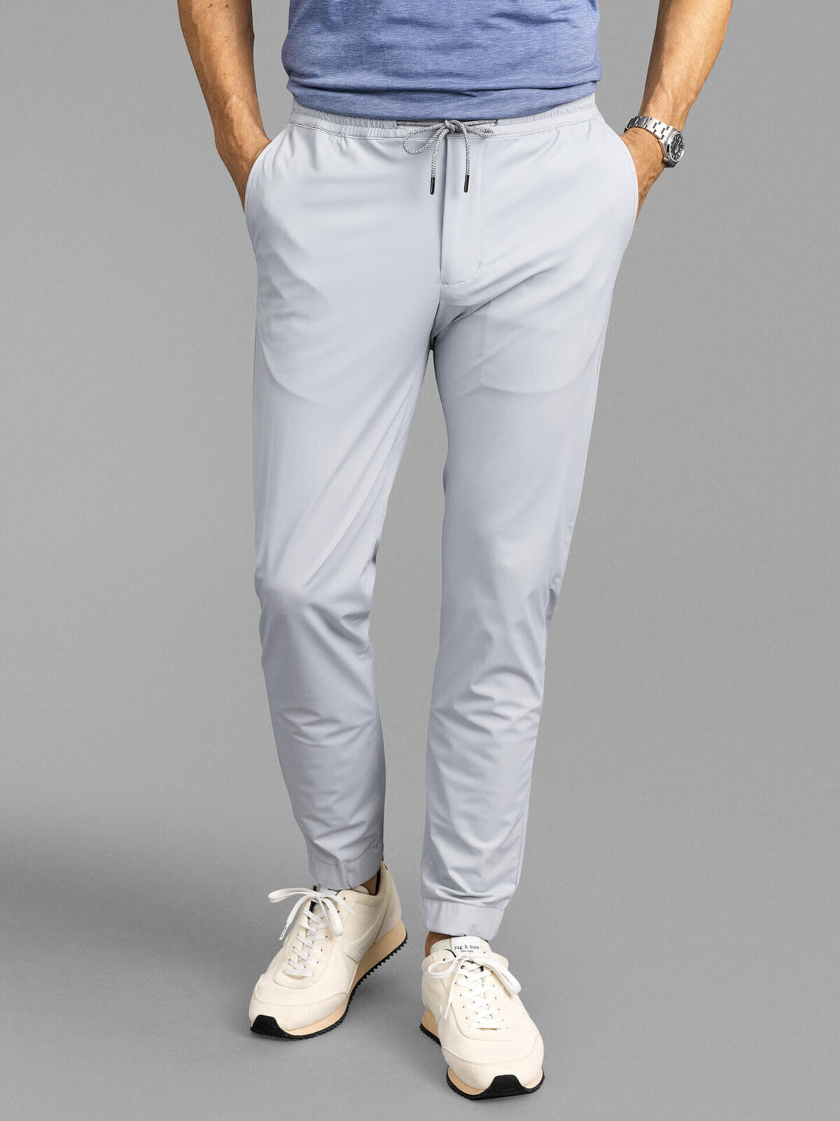 In My Stride Slim Fit Jogger Bottoms in Grey