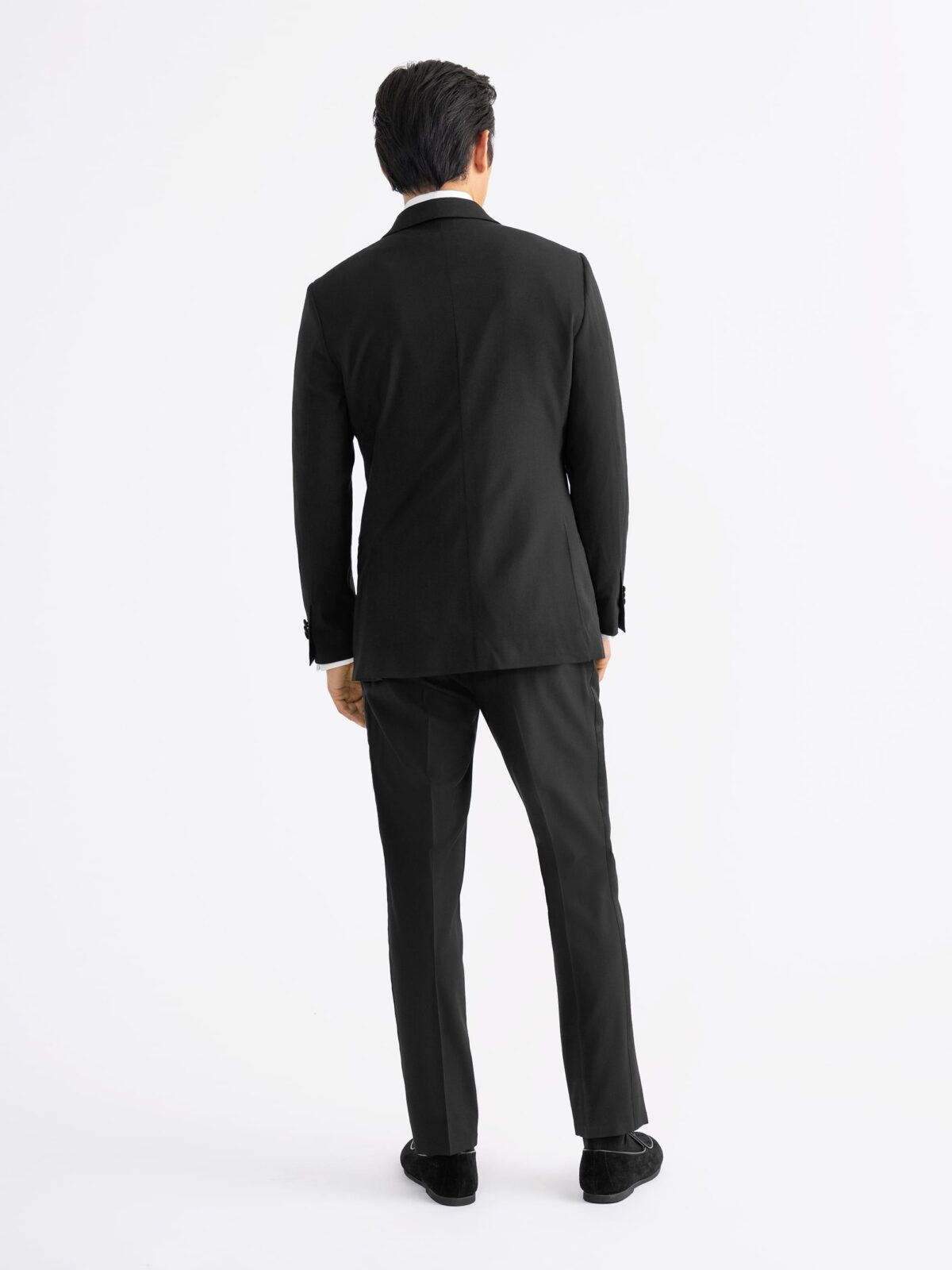 Peak Lapel Stretch Allen Tuxedo - Custom Fit Tailored Clothing