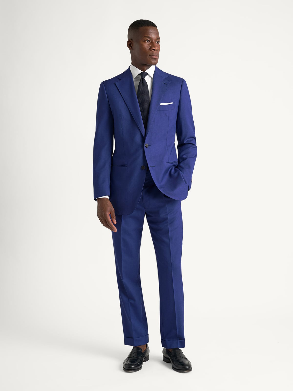 VBC Bright Blue Tropical Fresco Downing Suit - Custom Fit Tailored